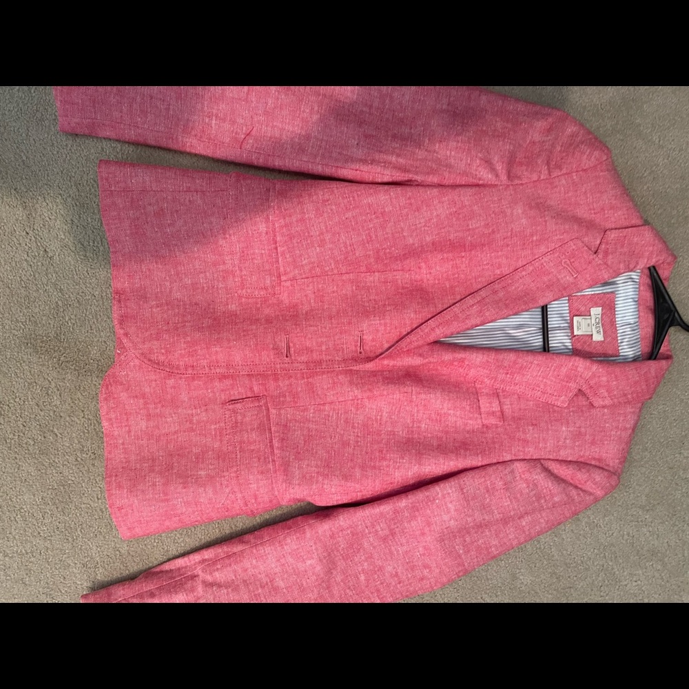 J Crew pink blazer